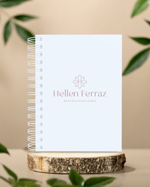 Planner Semanal Permanente com Capa Dura - Hellen Ferraz